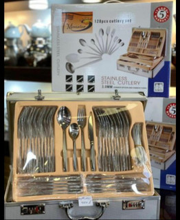 سرویس قاشق و چنگال 120 پارچه مدل مینیاتور STAINLESS