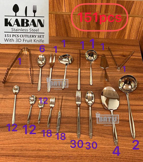 سرویس قاشق و چنگال کابان۱۴۴ پارچه